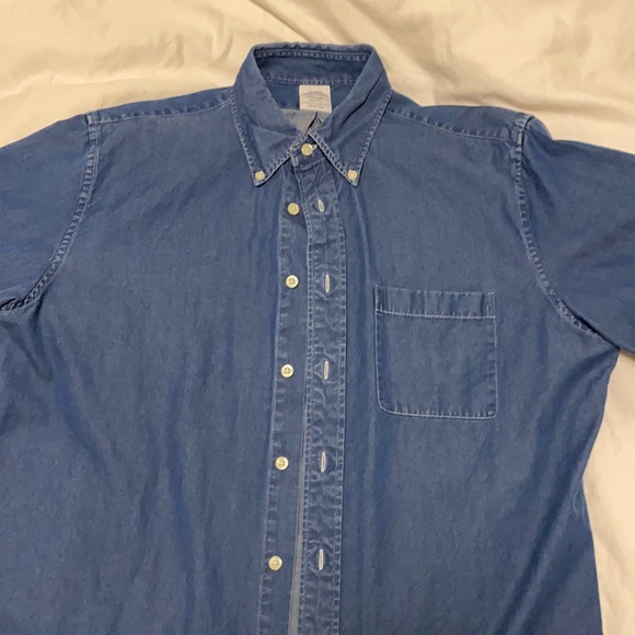 Brooks Brothers Other - Brooks Brothers 100% cotton thin and soft blue Jean material.